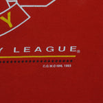 NHL (Waves) - Calgary Flames Hockey T-Shirt 1993 X-Large Vintage Retro Hockey