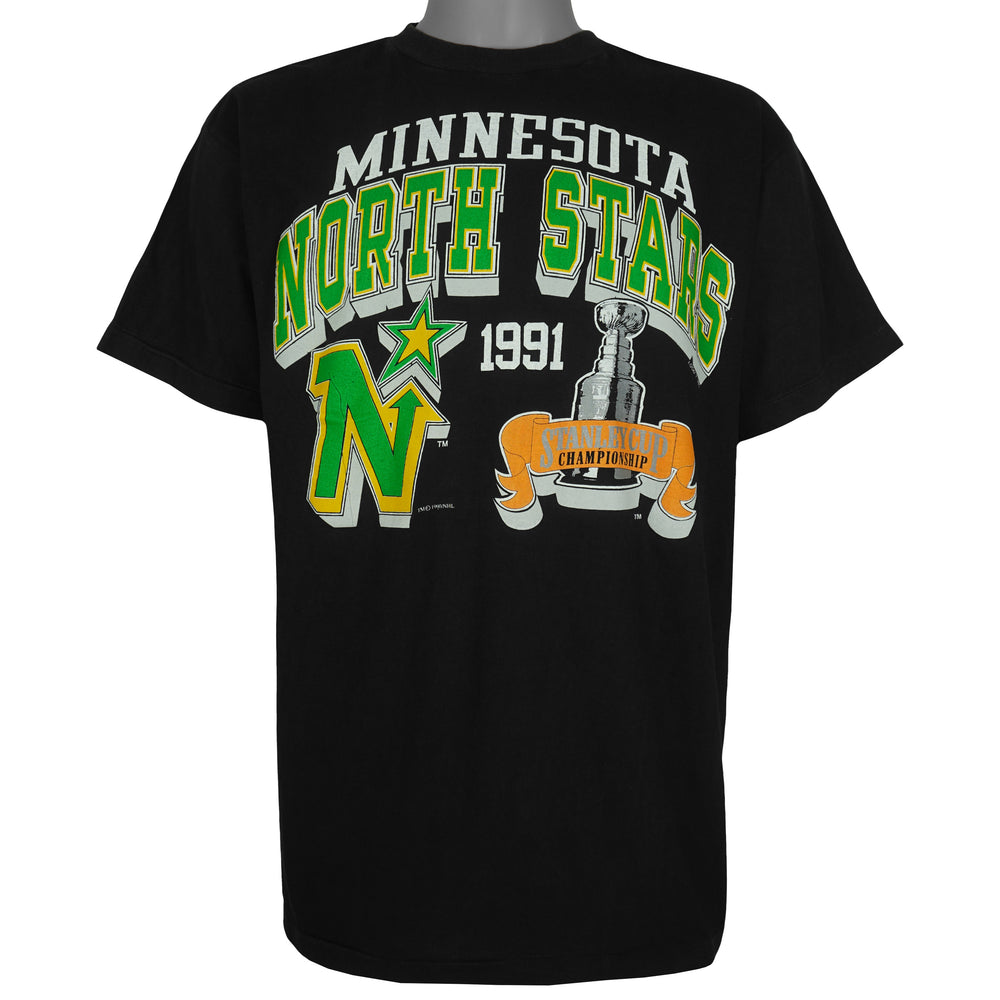 NHL - Minnesota North Stars Stanley Cup Champions T-Shirt 1991 X-Large Vintage Retro Hockey