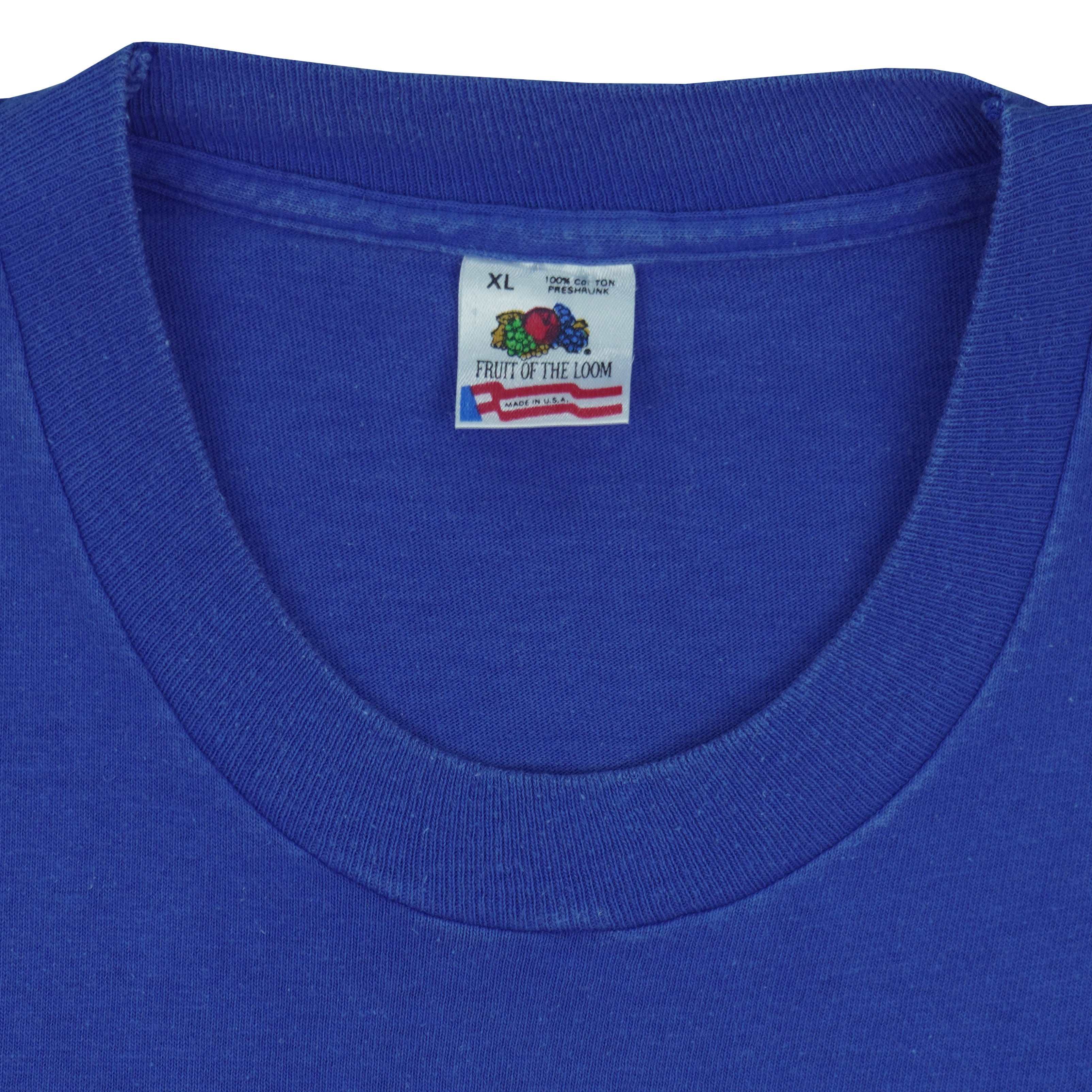 NCAA (Fruit Of The Loom) - Duke Blue Devils Slam Attack T-Shirt 1992 X-Large Vintage Retro