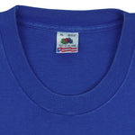 NCAA (Fruit Of The Loom) - Duke Blue Devils Slam Attack T-Shirt 1992 X-Large Vintage Retro