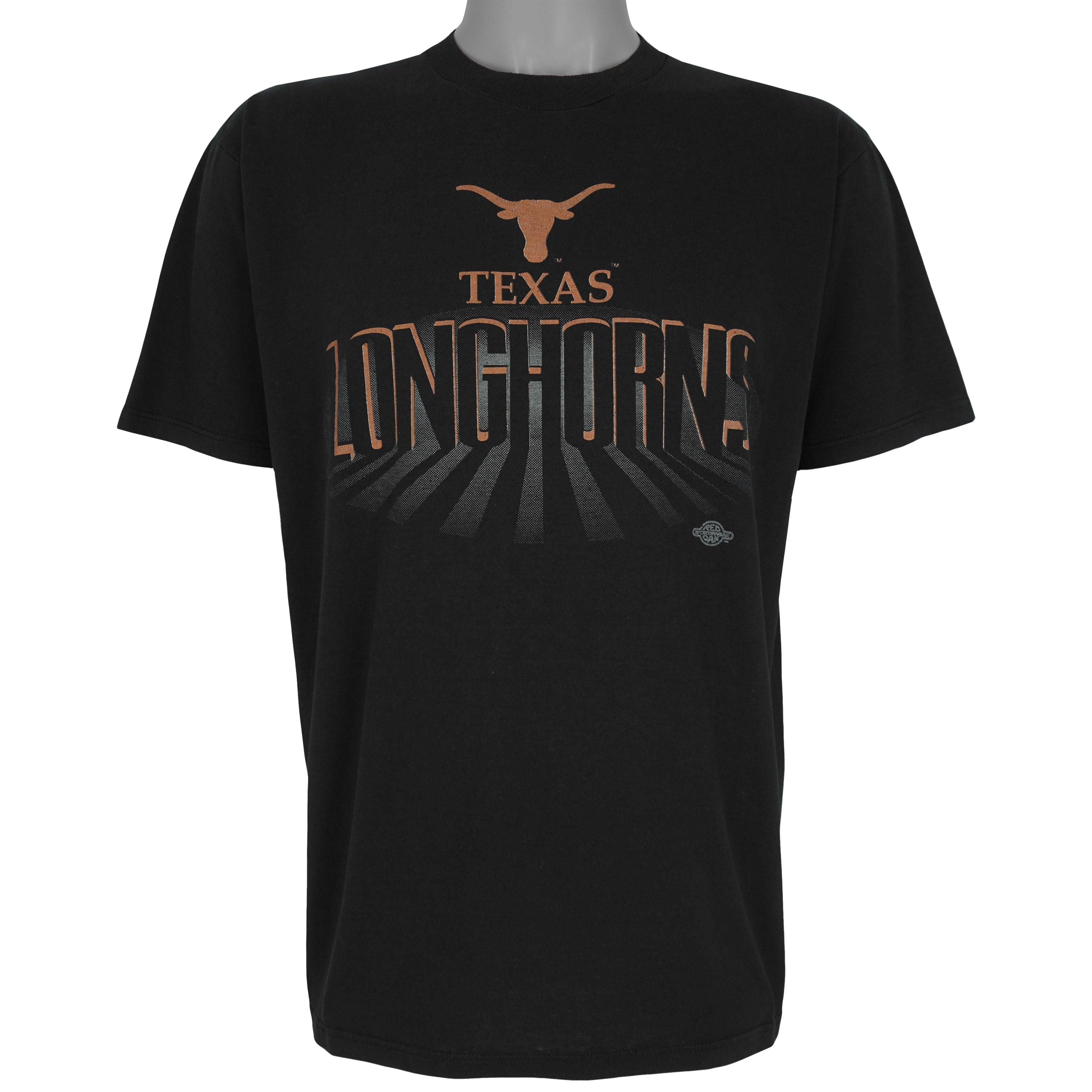 NCAA (Jerzees) - Texas Longhorns Big Spell-Out T-Shirt 1990s Large Vintage Retro