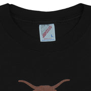 NCAA (Jerzees) - Texas Longhorns Big Spell-Out T-Shirt 1990s Large Vintage Retro