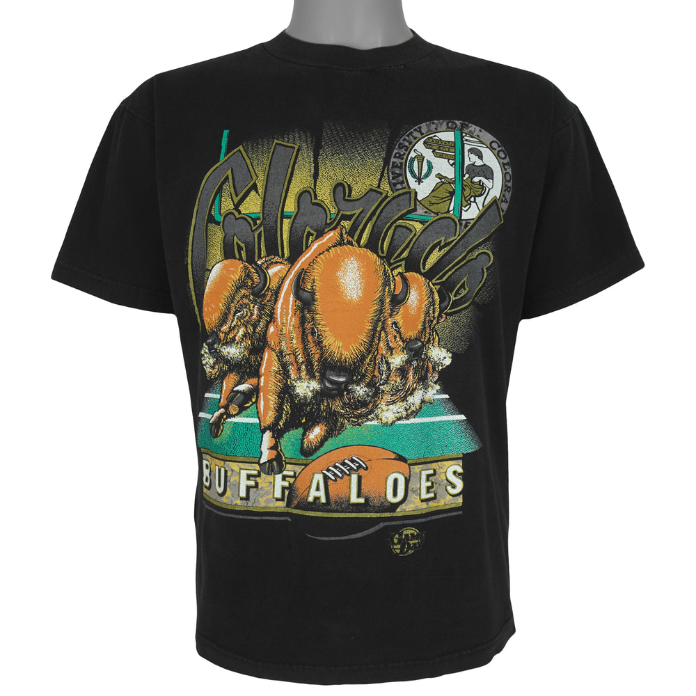 NCAA (Tour Champ) - Colorado Buffaloes Game Day T-Shirt 1990s Large Vintage Retro