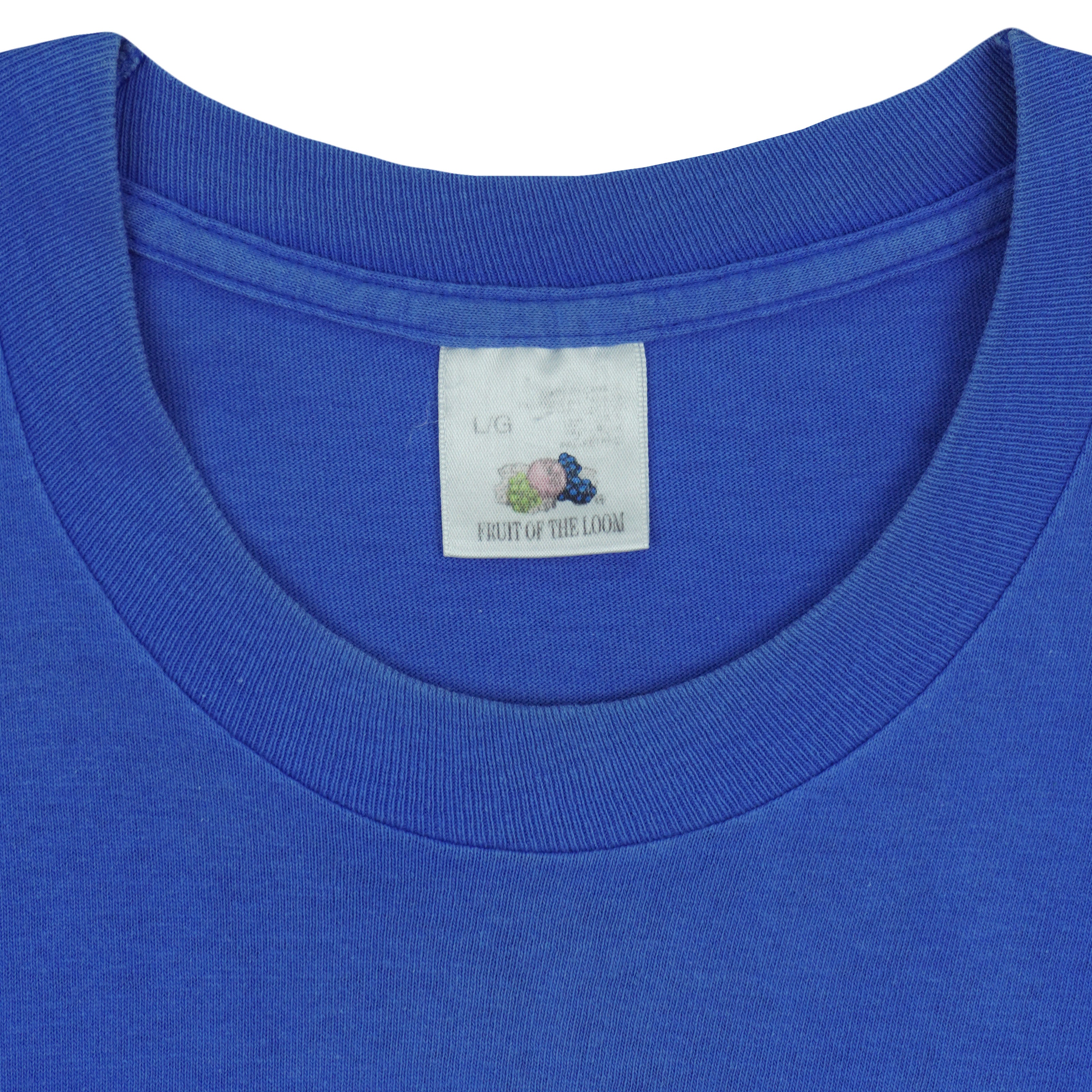 NHL (Fruit Of The Loom) - Quebec Nordiques Hockey T-Shirt 1993 Large Vintage Retro Hockey