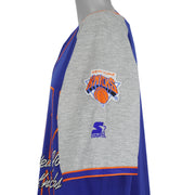 Starter (NBA) - New York Knicks Button-Up Jersey T-Shirt 1990s Medium Vintage Retro Basketball
