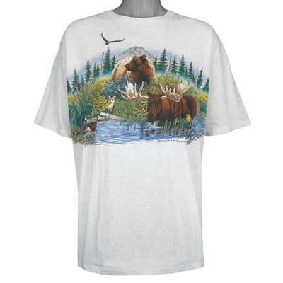 Vintage (Calcru) - Skagway Alaska Wildlife T-Shirt 1990s XX-Large