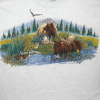 Vintage (Calcru) - Skagway Alaska Wildlife T-Shirt 1990s XX-Large Vintage Retro
