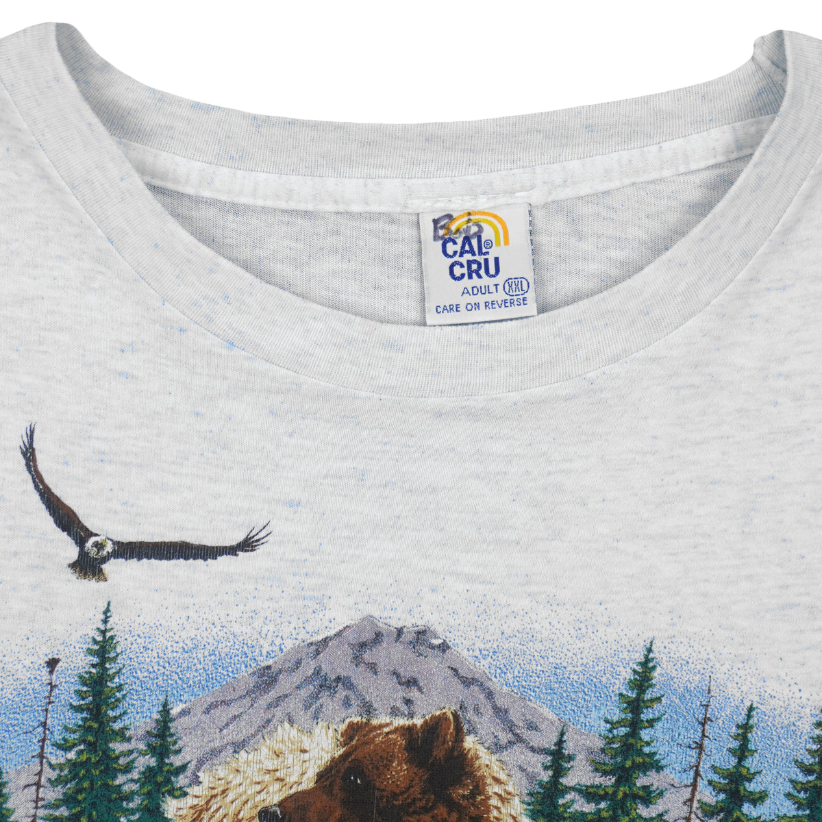 Vintage (Calcru) - Skagway Alaska Wildlife T-Shirt 1990s XX-Large Vintage Retro