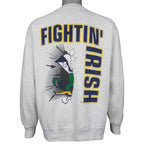 NCAA (Nutmeg) - Notre Dame Fighting Irish Breakout Sweatshirt 1990s Large Vintage Retro