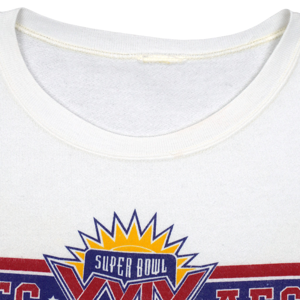 NFL - Chargers Vs 49ers Super Bowl XXIX Sweatshirt 1995 XX-Large Vintage Retro Football