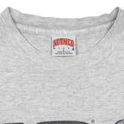 NHL (Nutmeg) - Grey Pittsburgh Penguins T-Shirt 1994 Large Vintage Retro Hockey