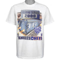 MLB (Lee) - Yankees VS Mets Subway Series T-Shirt 2000 Large Vintage Retro Baseball