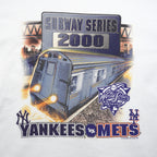 MLB (Lee) - Yankees VS Mets Subway Series T-Shirt 2000 Large Vintage Retro Baseball