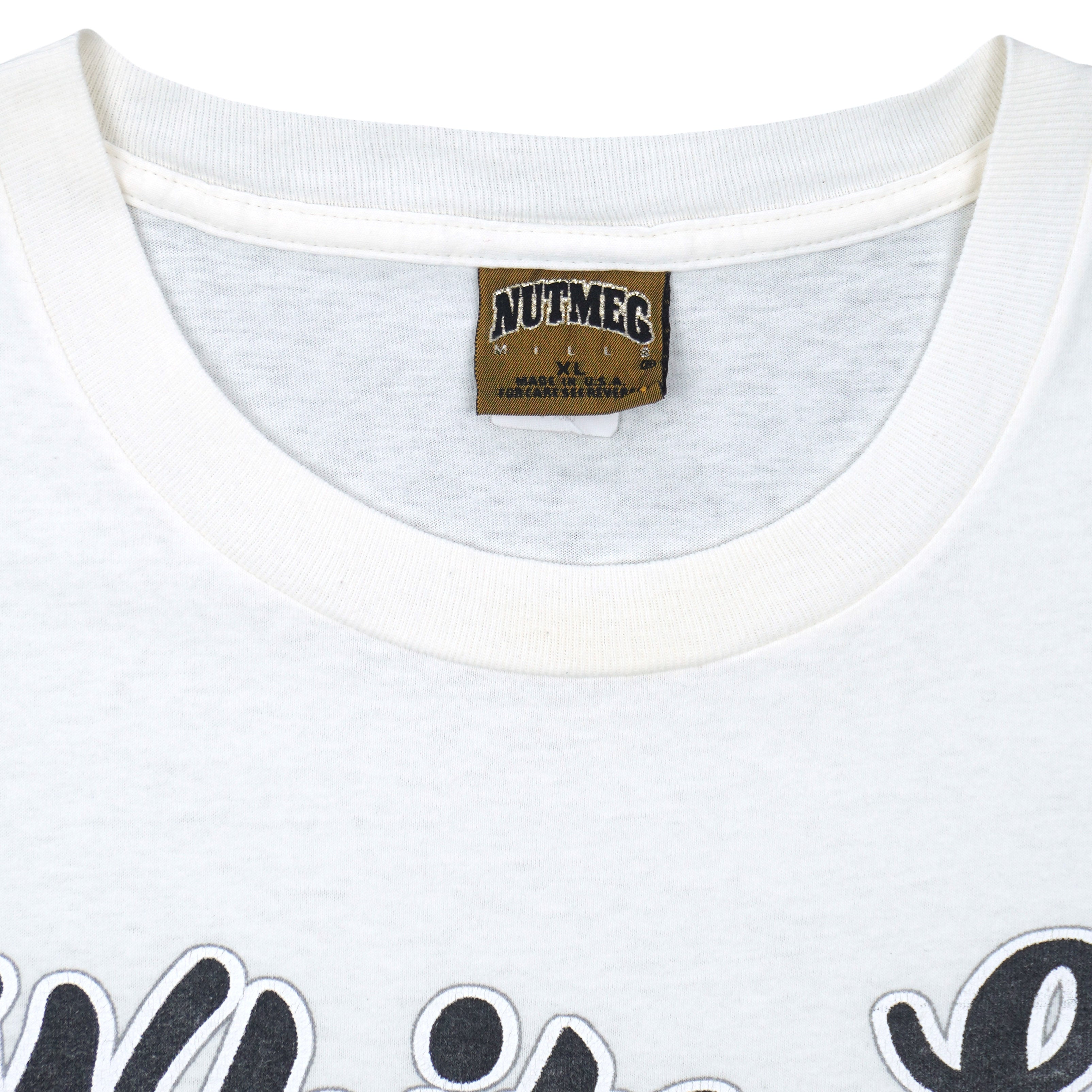 MLB (Nutmeg) - Chicago White Sox Baseball Glove T-Shirt 1995 X-Large Vintage Retro Baseball