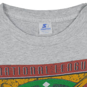 Starter (MLB) - Pittsburgh Pirates Logo National League East Champions T-Shirt 1992 X-Large Vintage Retro Baseball