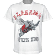 NCAA (Screen Stars Best) - Alabama State Bird T-Shirt 1988 Large Vintage Retro