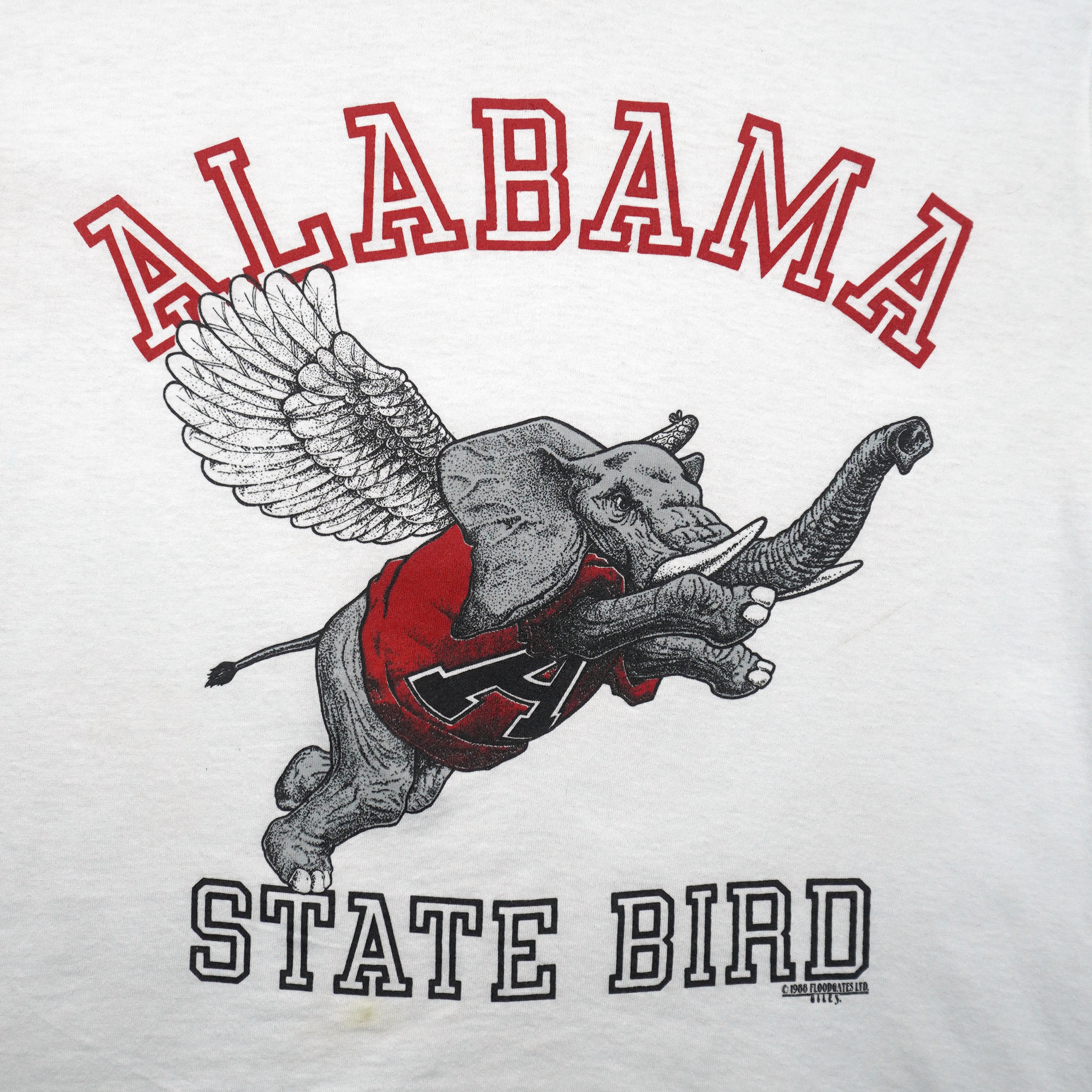 NCAA (Screen Stars Best) - Alabama State Bird T-Shirt 1988 Large Vintage Retro