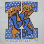 NCAA (Jerzees) - University of Kentucky Wildcats Big Logo T-Shirt 1990s Large Vintage Retro