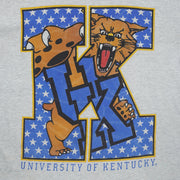 NCAA (Jerzees) - University of Kentucky Wildcats Big Logo T-Shirt 1990s Large Vintage Retro