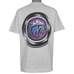 NBA - Utah Jazz Single Stitch T-Shirt 1990s Large Vintage Retro Basketball