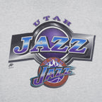 NBA - Utah Jazz Single Stitch T-Shirt 1990s Large Vintage Retro Basketball
