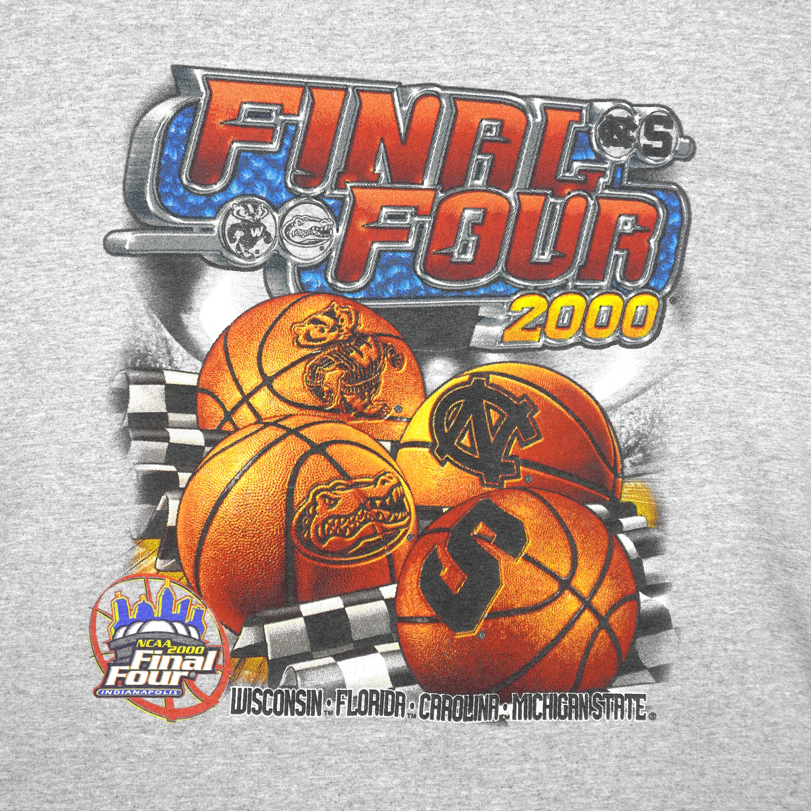 NCAA (CSA) - Final Four Basketball Champions T-Shirt 2000 Large Vintage Retro
