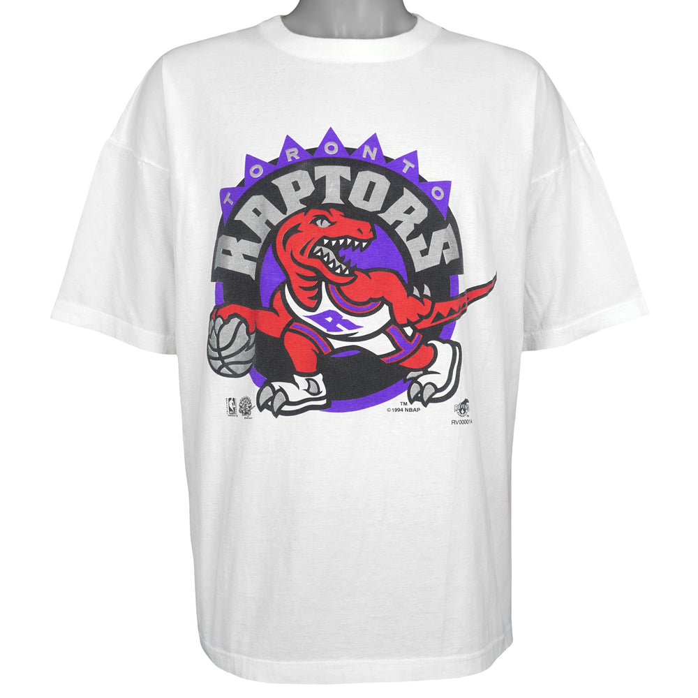 NBA (Sogo) - Toronto Raptors Basketball T-Shirt 1994 X-Large Vintage Retro Basketball