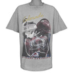NHL (Lee) - Grey Colorado Avalanche Embroidered T-Shirt 1990s X-Large Vintage Retro Hockey