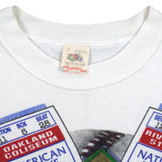 MLB - Oakland Athletics Vs Cincinnati Reds Matchups World Series Sweatshirt 1990 Large Vintage Retro Baseball
