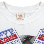 MLB - Oakland Athletics Vs Cincinnati Reds Matchups World Series Sweatshirt 1990 Large Vintage Retro Baseball