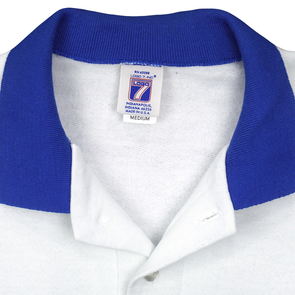 NFL (Logo 7) - Seattle Seahawks Embroidered Pullover 1990s Medium Vintage Retro Football