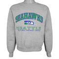 NFL (Lee) - Seattle Seahawks Crew Neck Sweatshirt 1997 Medium Vintage Retro Football