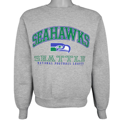NFL (Lee) - Seattle Seahawks Crew Neck Sweatshirt 1997 Medium