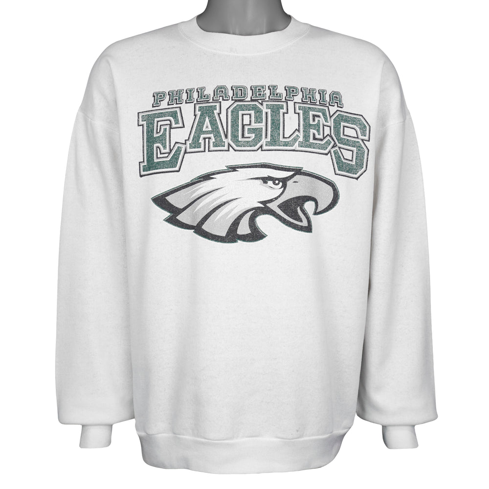 NFL - Philadelphia Eagles Crew Neck Sweatshirt 1990s Large Vintage Retro Football