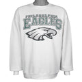 NFL - Philadelphia Eagles Crew Neck Sweatshirt 1990s Large Vintage Retro Football