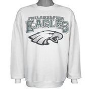 NFL - Philadelphia Eagles Crew Neck Sweatshirt 1990s Large Vintage Retro Football