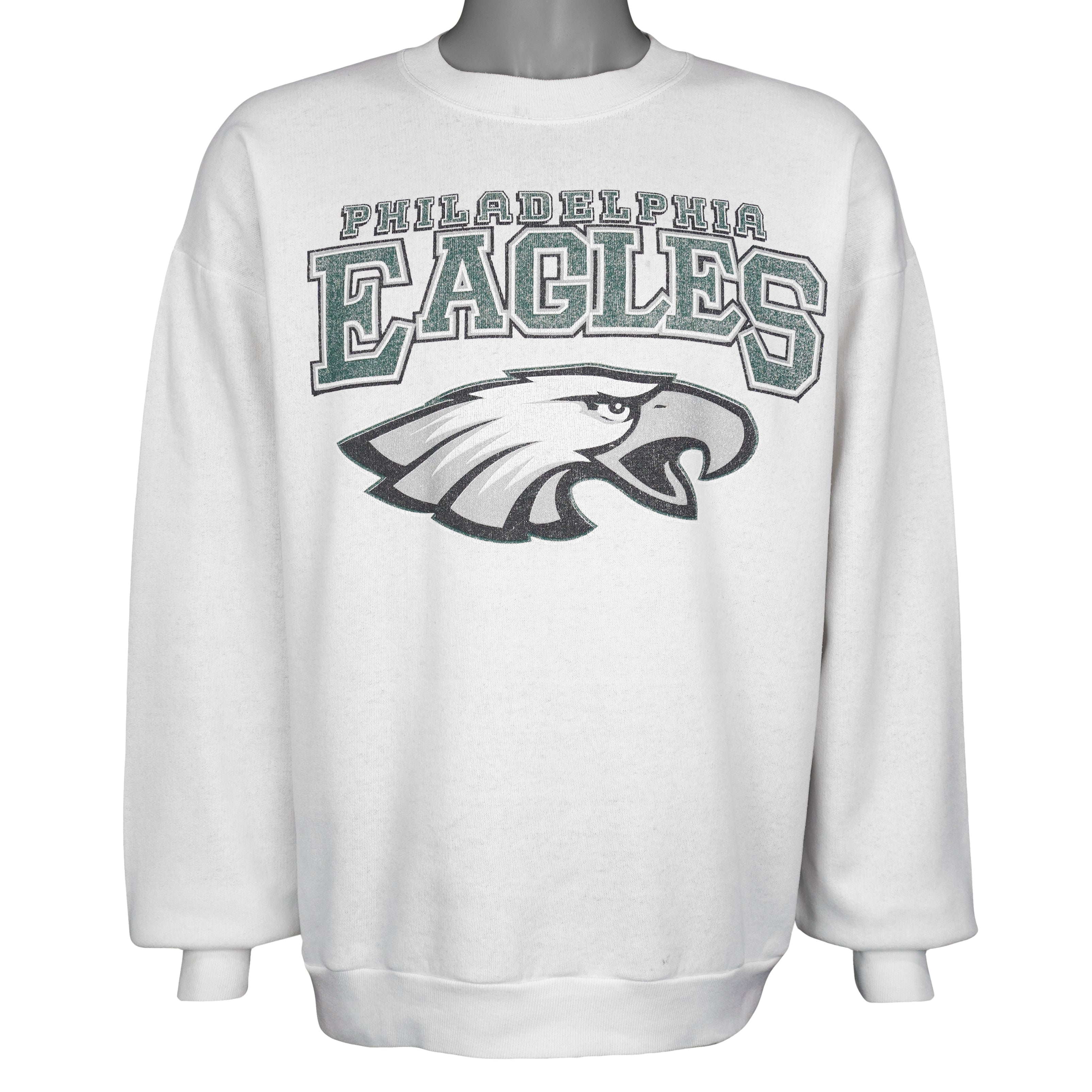 NFL - Philadelphia Eagles Crew Neck Sweatshirt 1990s Large Vintage Retro Football