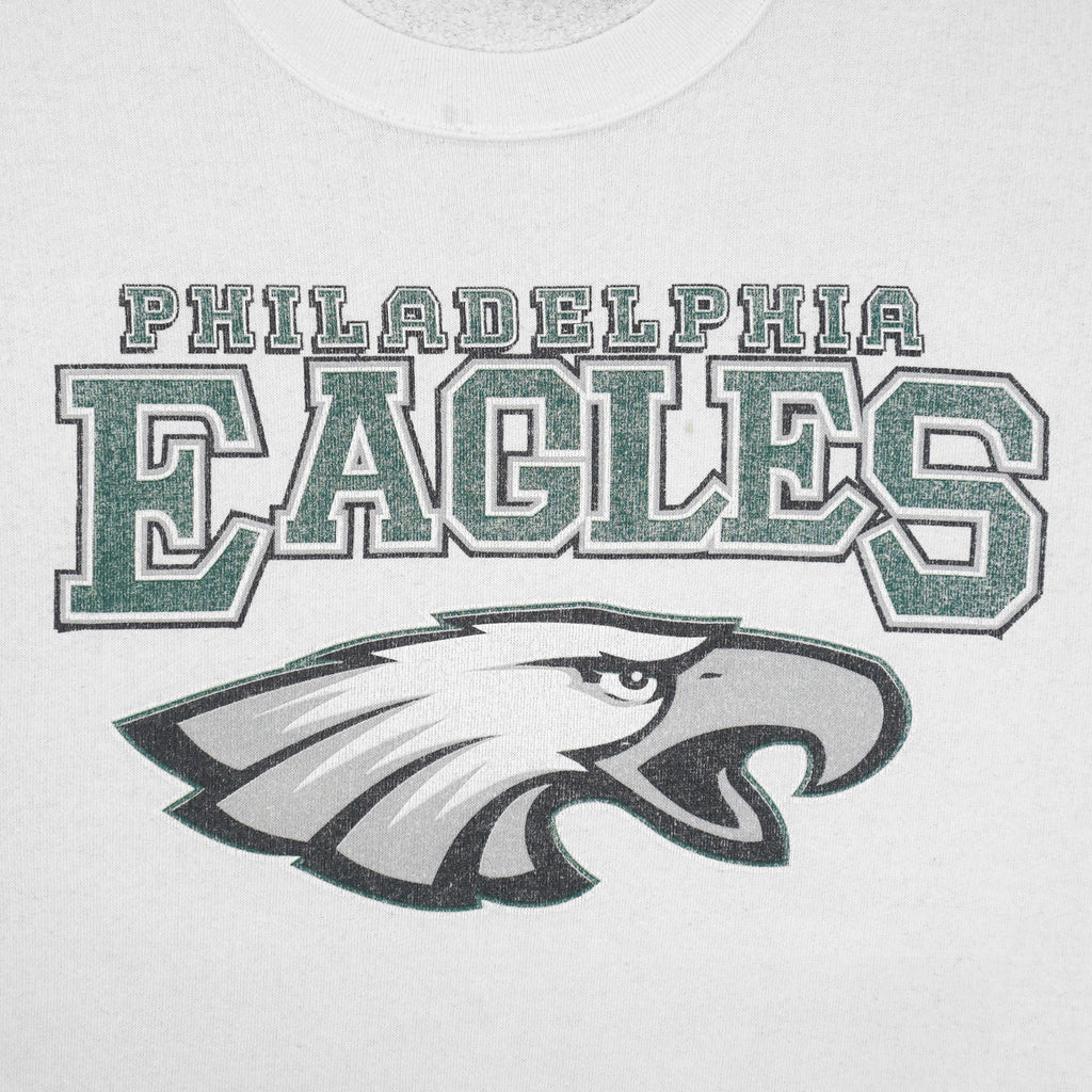 NFL - Philadelphia Eagles Crew Neck Sweatshirt 1990s Large Vintage Retro Football