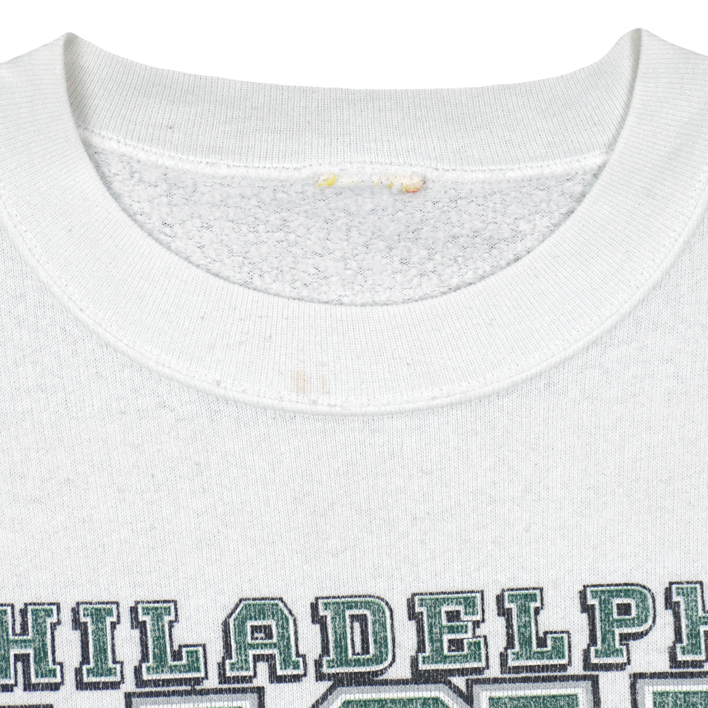 NFL - Philadelphia Eagles Crew Neck Sweatshirt 1990s Large Vintage Retro Football