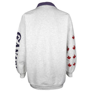 Vintage - Canada Flag 1/4 Zip Sweatshirt T-Shirt 1990s X-Large Vintage Retro