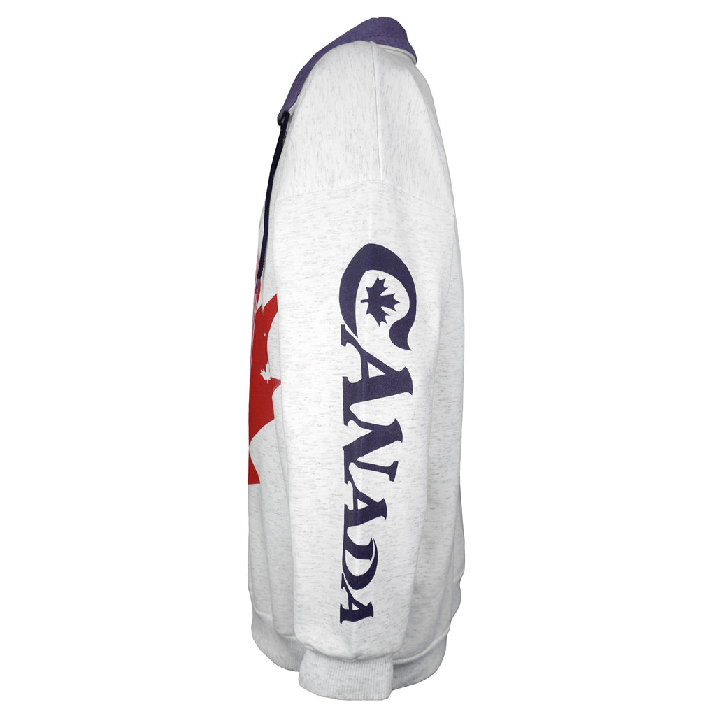 Vintage - Canada Flag 1/4 Zip Sweatshirt T-Shirt 1990s X-Large Vintage Retro