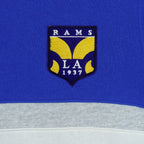 Embroidered Los Angeles Rams crest on the front panel