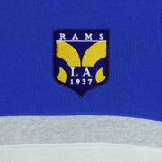 Embroidered Los Angeles Rams crest on the front panel