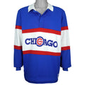 MLB (Nutmeg) - Chicago Cubs Collared Sweatshirt 1980s Large vintage Retro Baseball