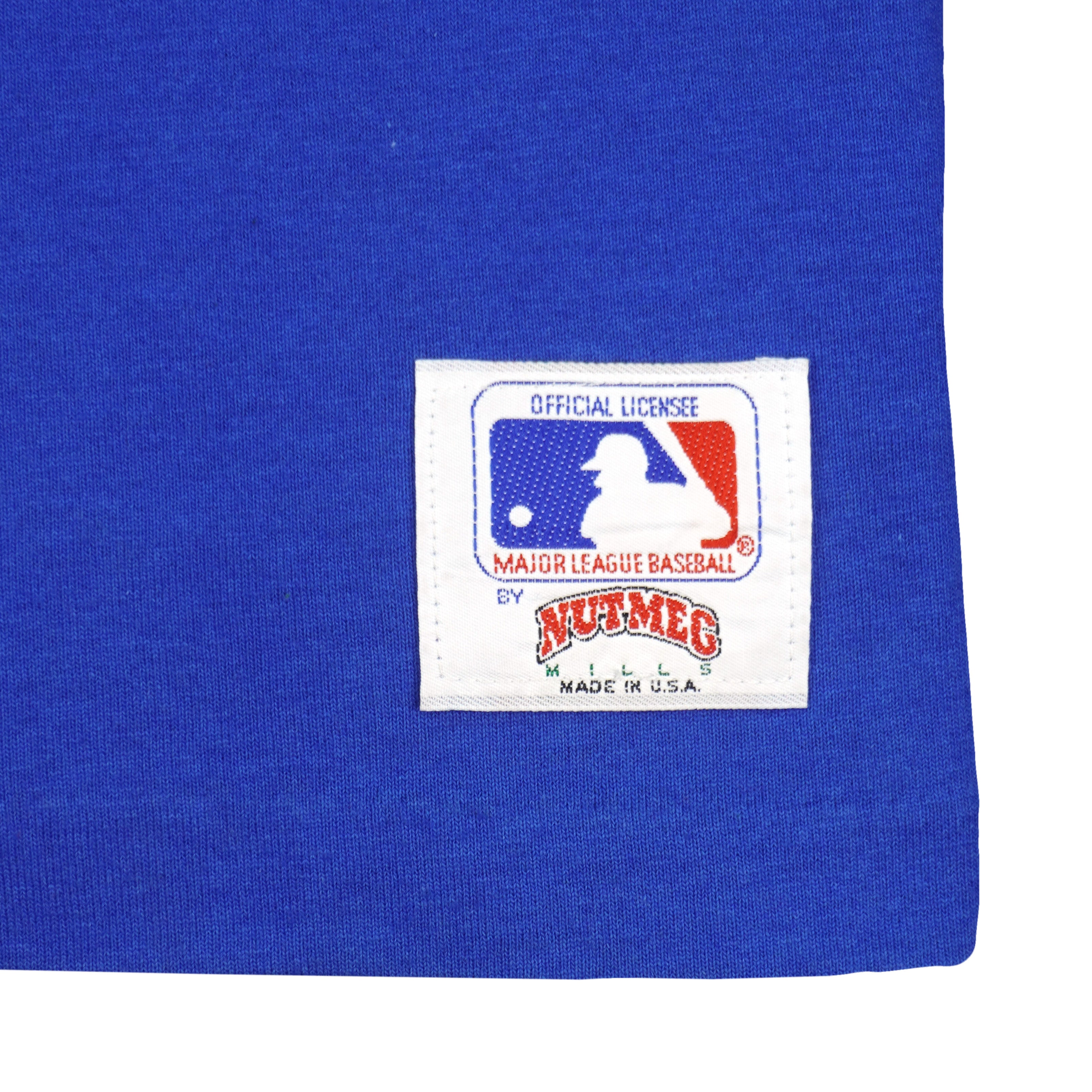 MLB (Nutmeg) - Chicago Cubs Collared Sweatshirt 1980s Large vintage Retro Baseball