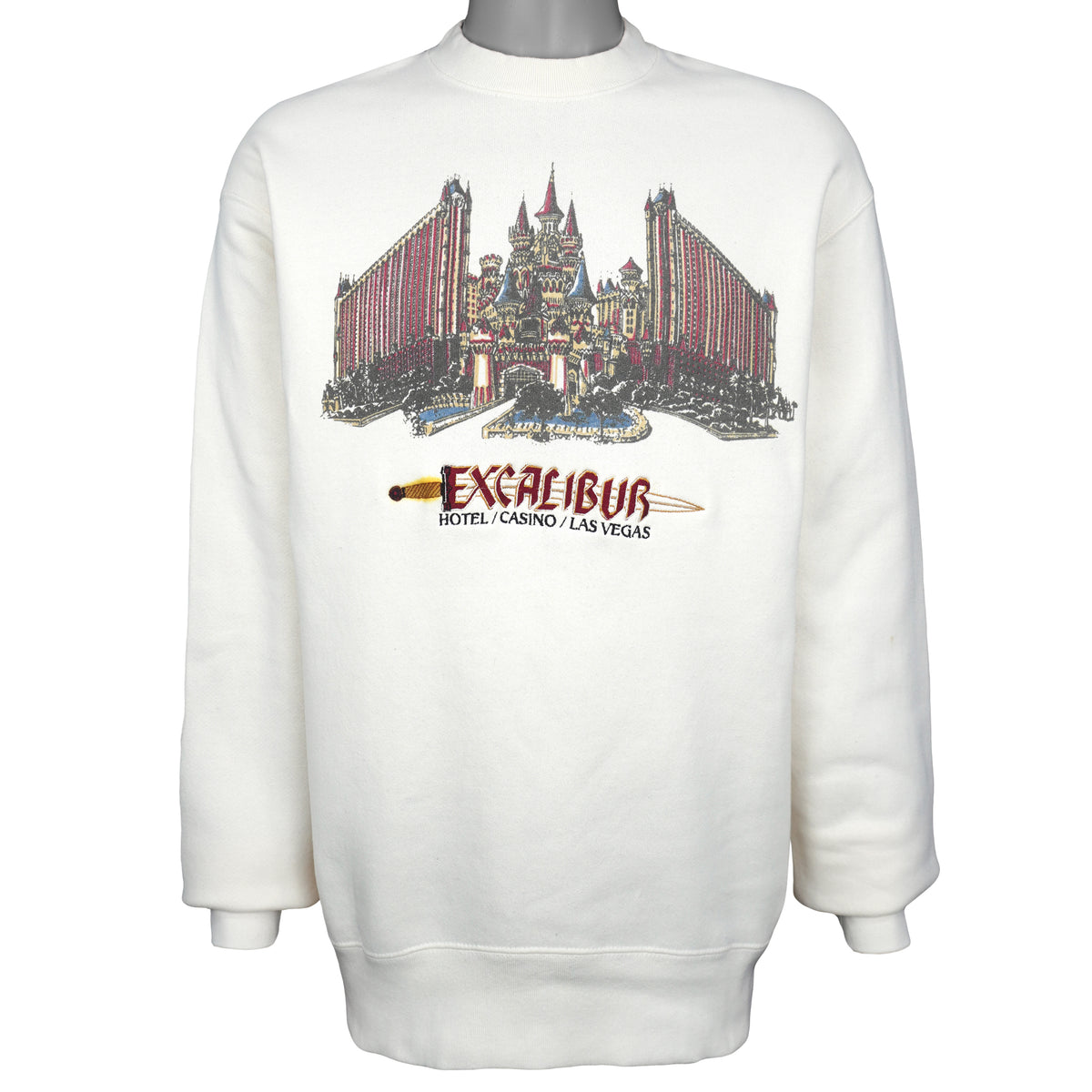 Vintage (Boa) - Excalibur Hotel Casino Las Vegas Crew Neck Sweatshirt 1990s Large Vintage Retro