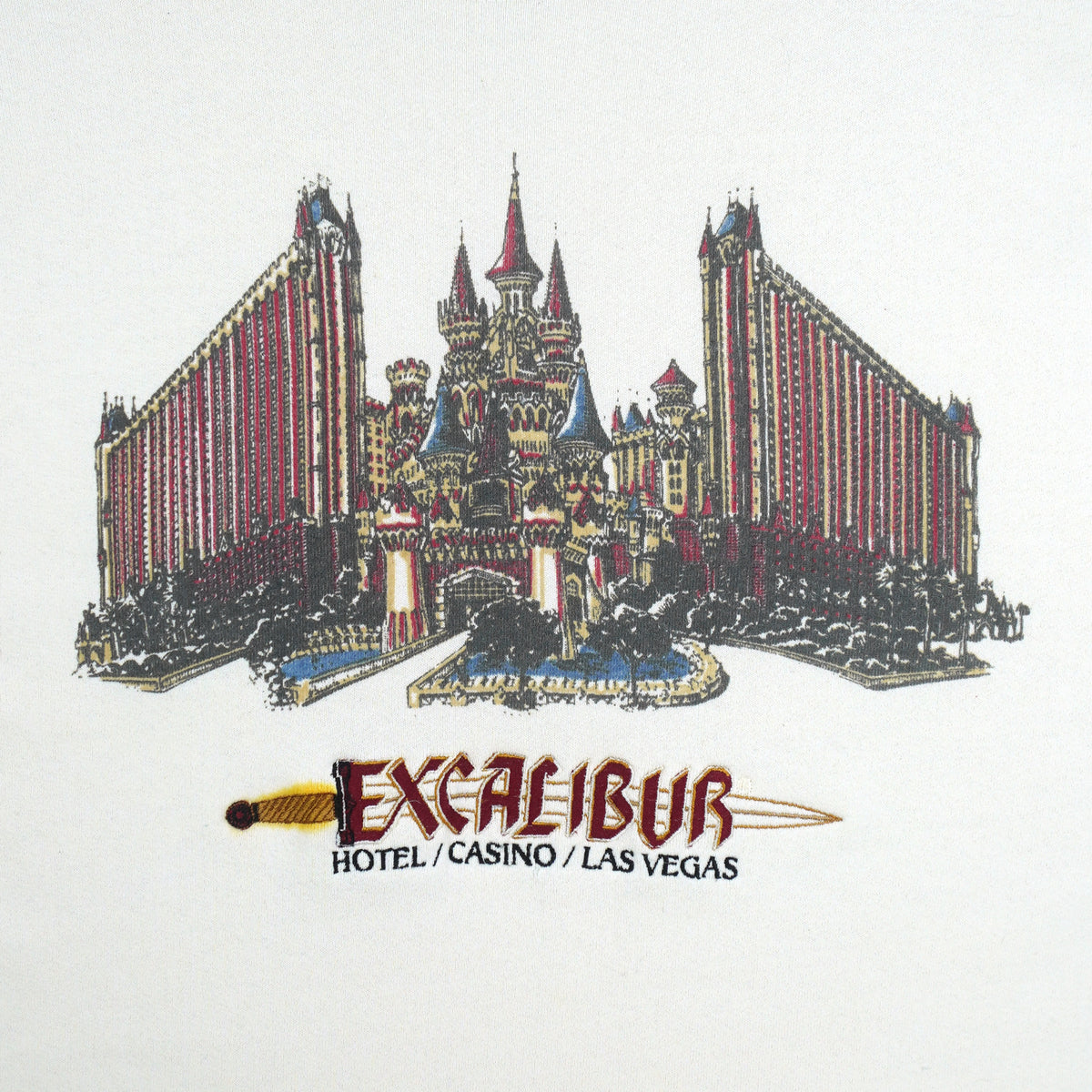 Vintage (Boa) - Excalibur Hotel Casino Las Vegas Crew Neck Sweatshirt 1990s Large Vintage Retro