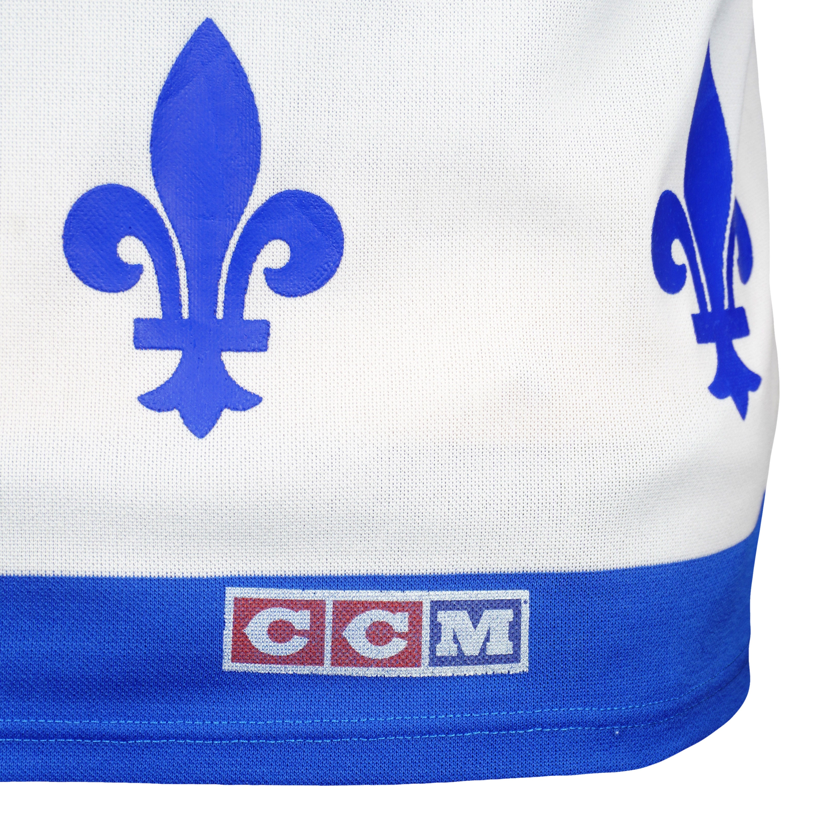 NHL (CCM) - Quebec Nordiques Jersey 1990s Large Vintage Retro Hockey