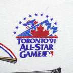 MLB - Toronto Blue Jays All Star Game Single Stitch T-Shirt 1991 Large Vintage Retro Baseball
