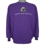 NCAA (Hanes) - Kansas State Wildcats Crew Neck Sweatshirt 1990s Large